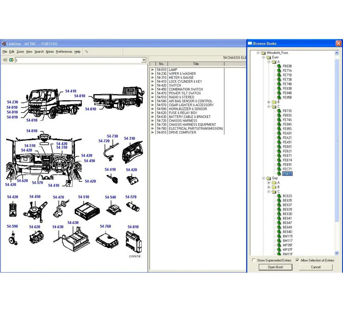 Mitsubishi Fuso Truck EPC spare parts catalog 2014